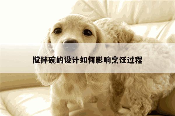 搅拌碗的设计如何影响烹饪过程【bbin娱乐场】